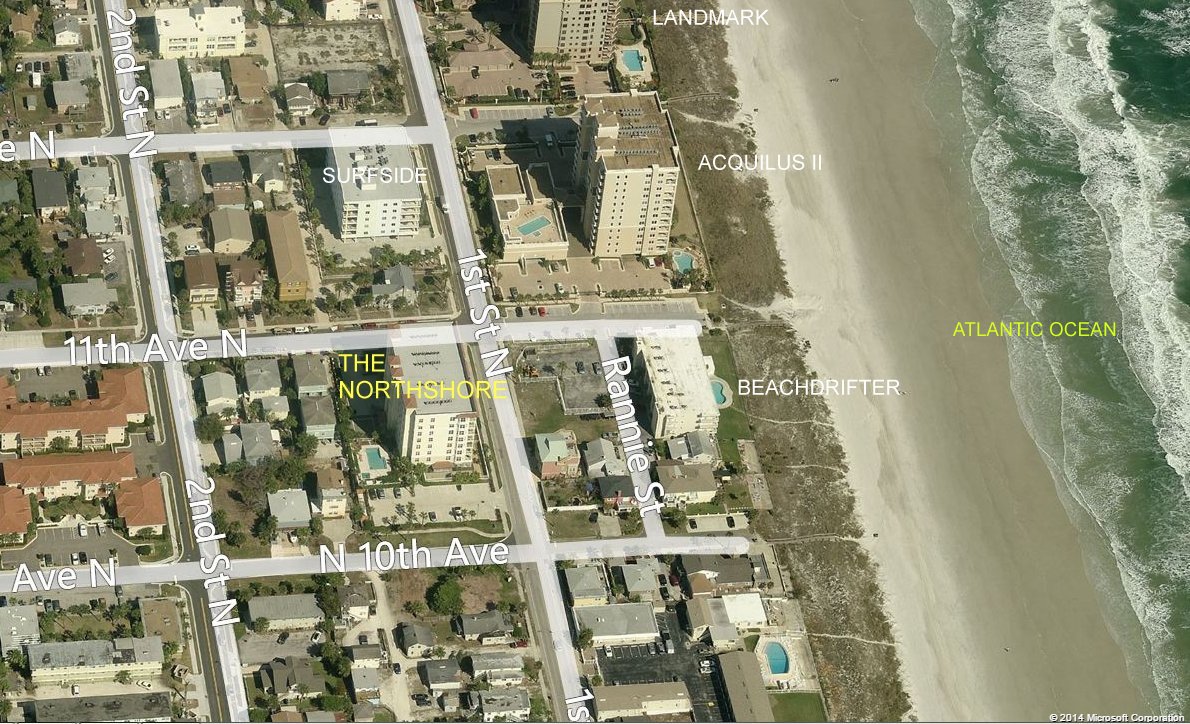 Aerial photo of Northshore