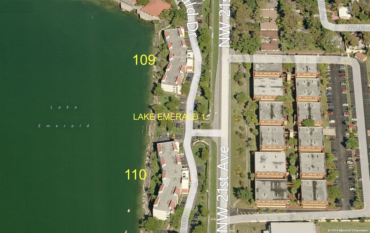 Aerial photo of Lake Emerald 1