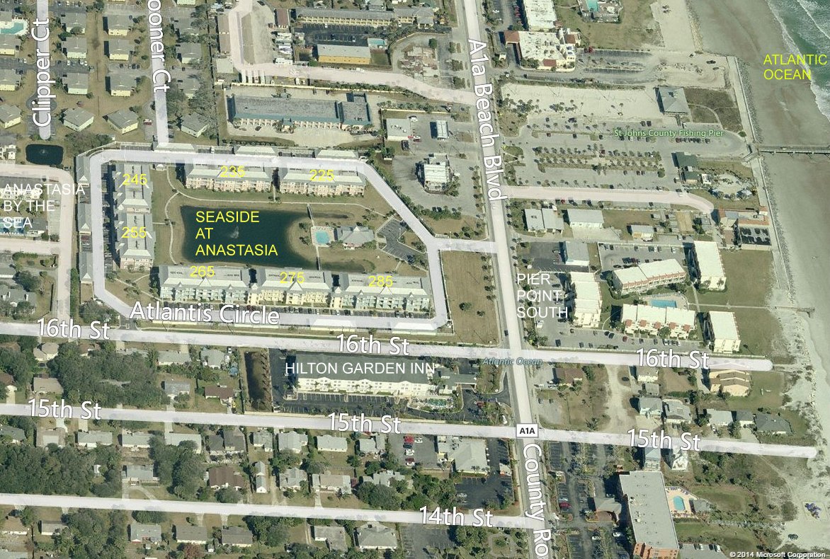 Aerial photo of Seaside at Anastasia