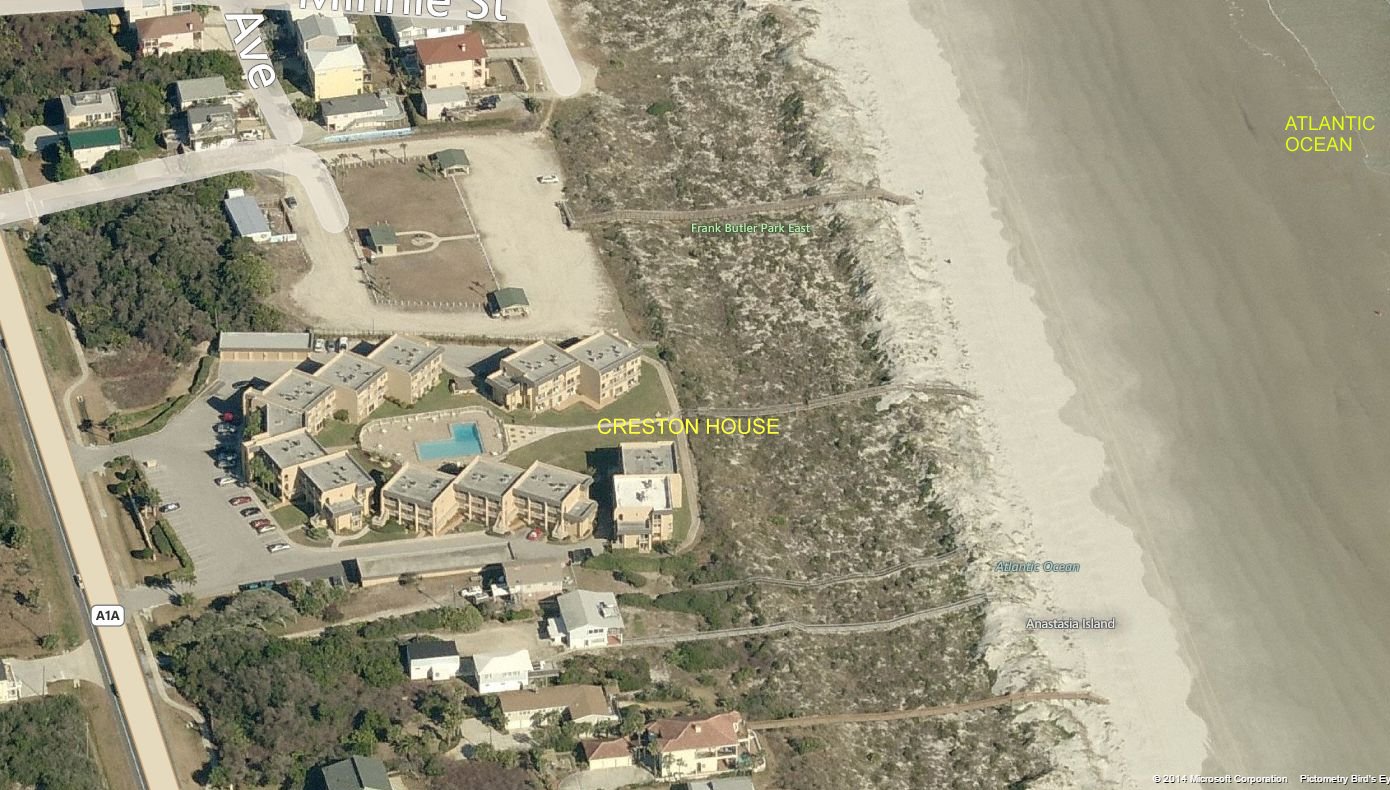 Aerial photo of Creston House