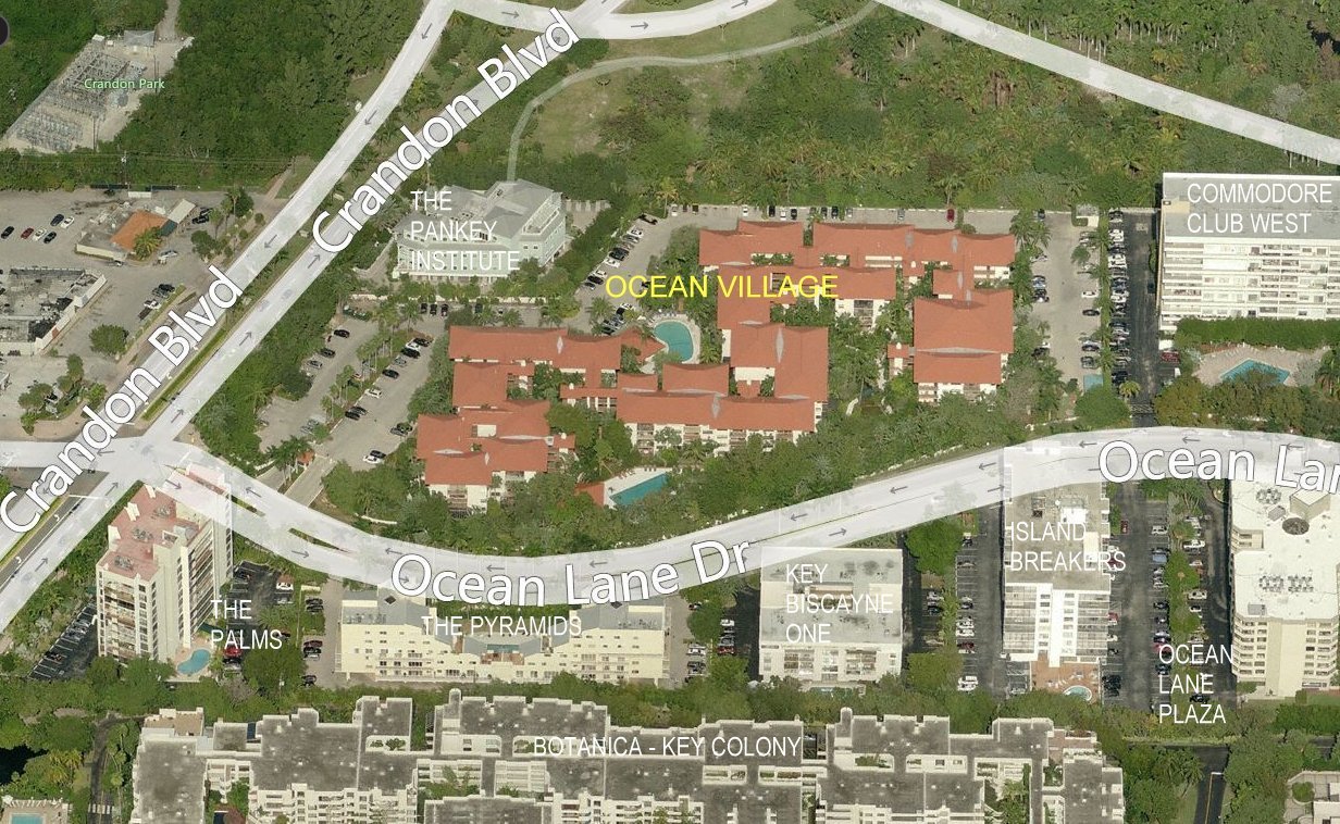 Aerial photo of Ocean Village