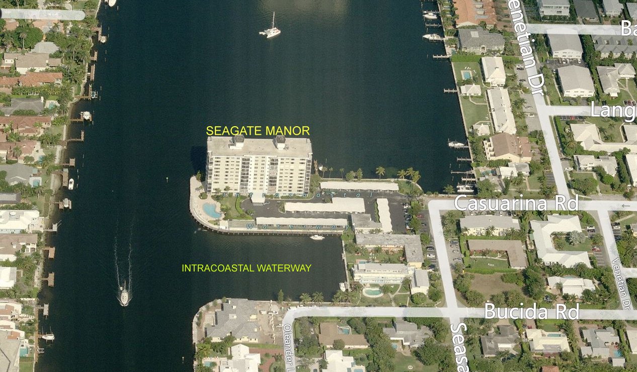 Aerial photo of Seagate Manor