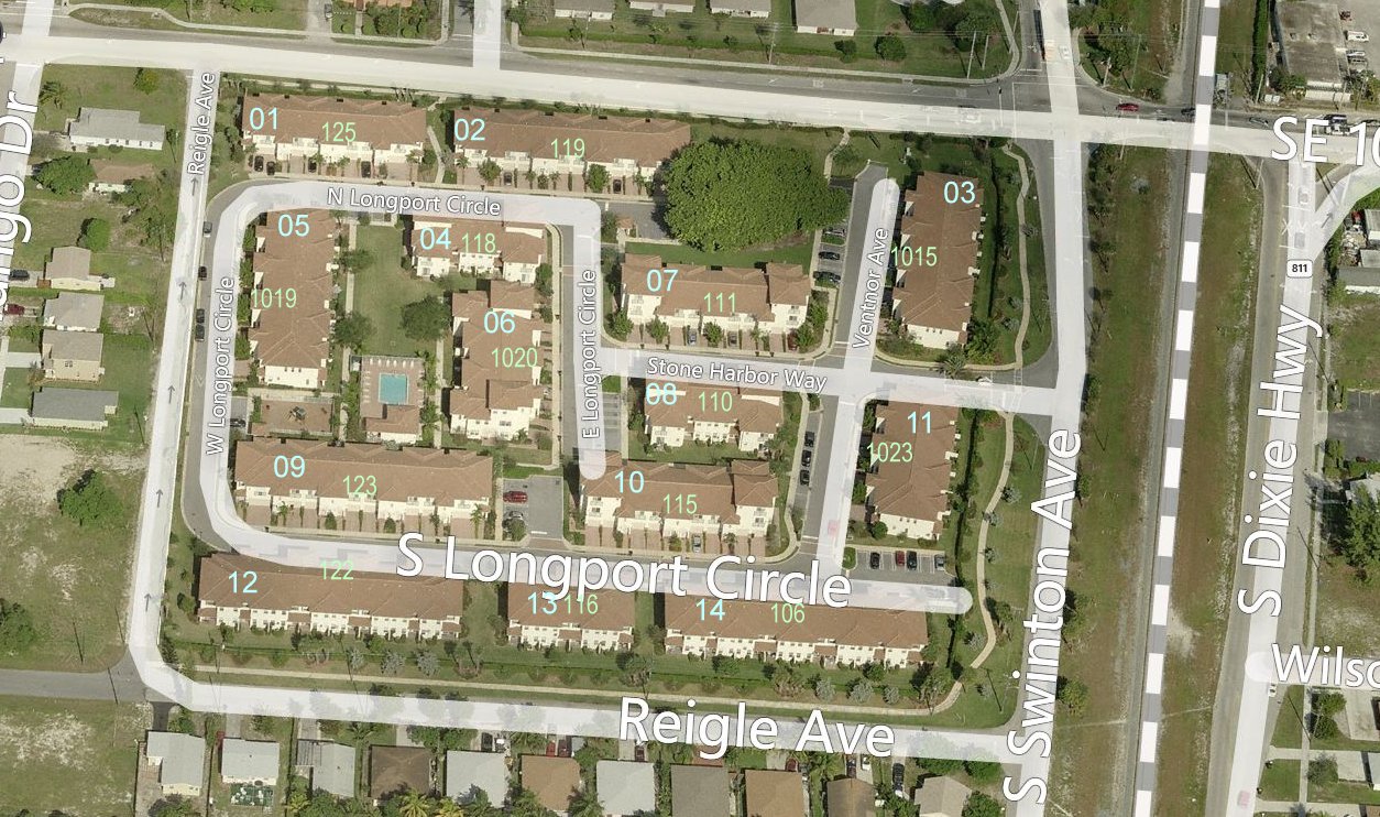 Aerial photo of Village at Swinton Square