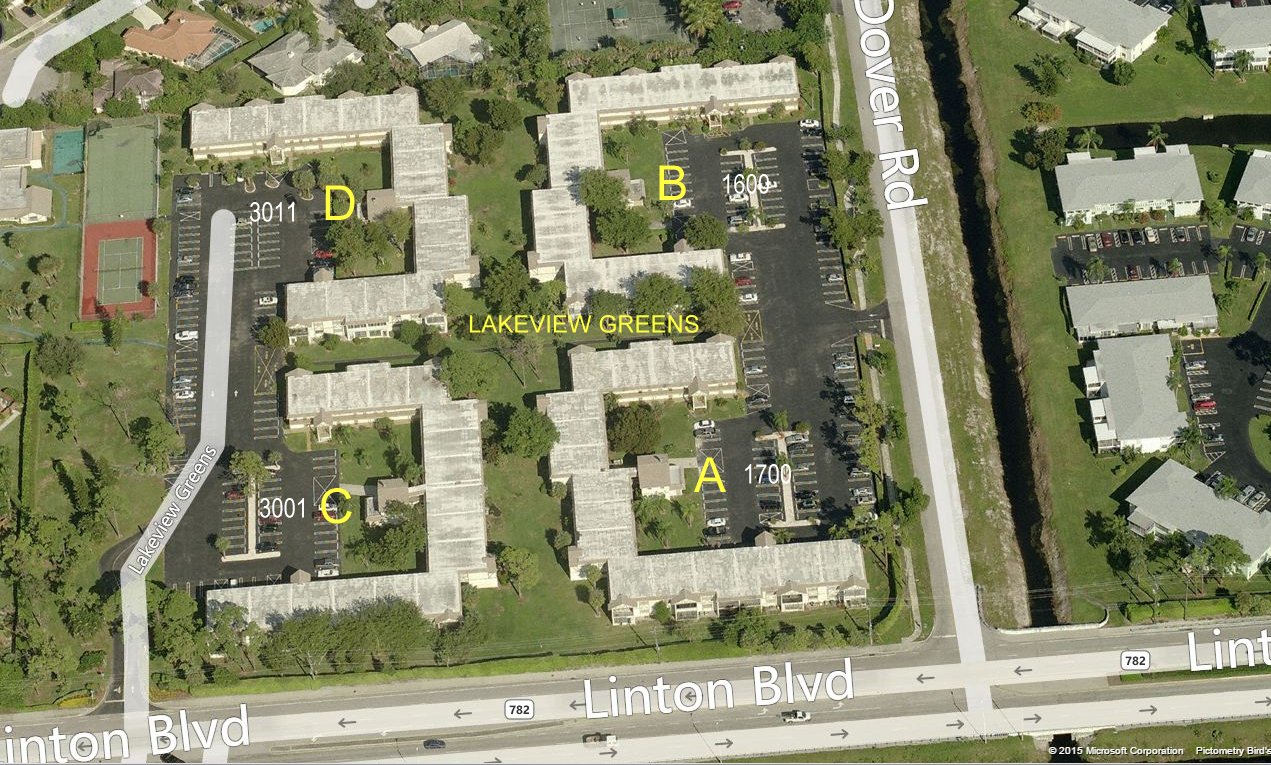 Aerial photo of Lakeview Greens A B C & D