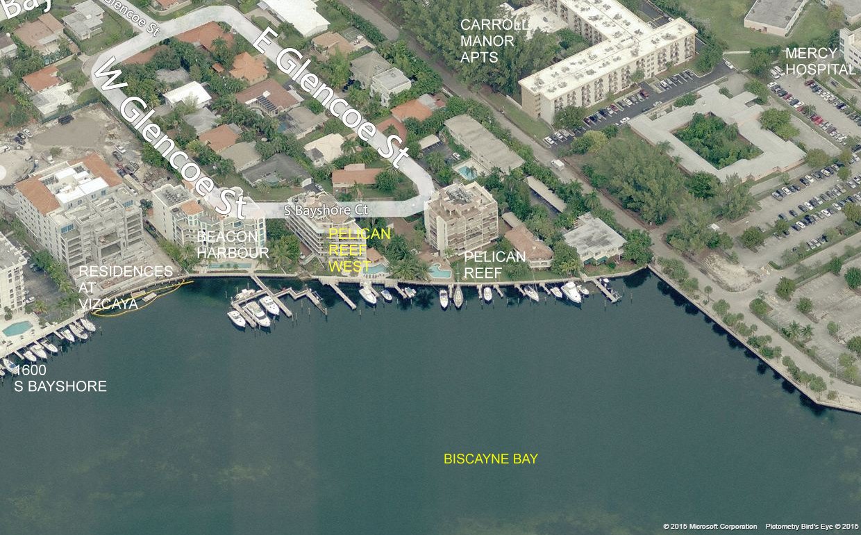 Aerial photo of Pelican Reef West