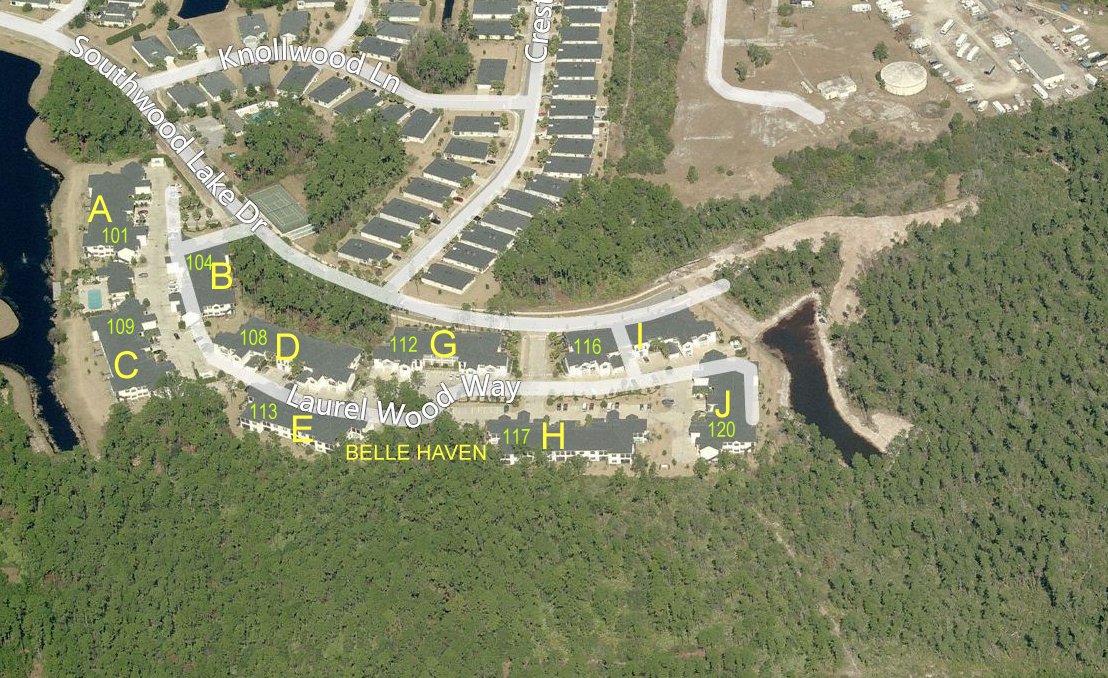 Aerial photo of Belle Haven