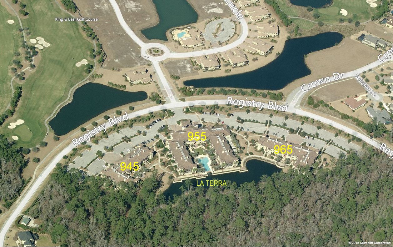 Aerial photo of LaTerra