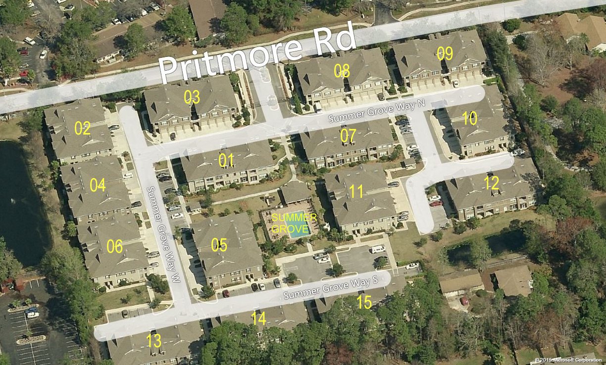 Aerial photo of Summer Grove