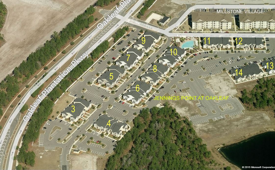 Aerial photo of Jennings Point at Oakleaf