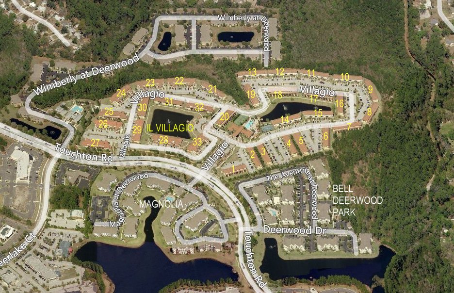 Aerial photo of Il Villagio 1 to 33