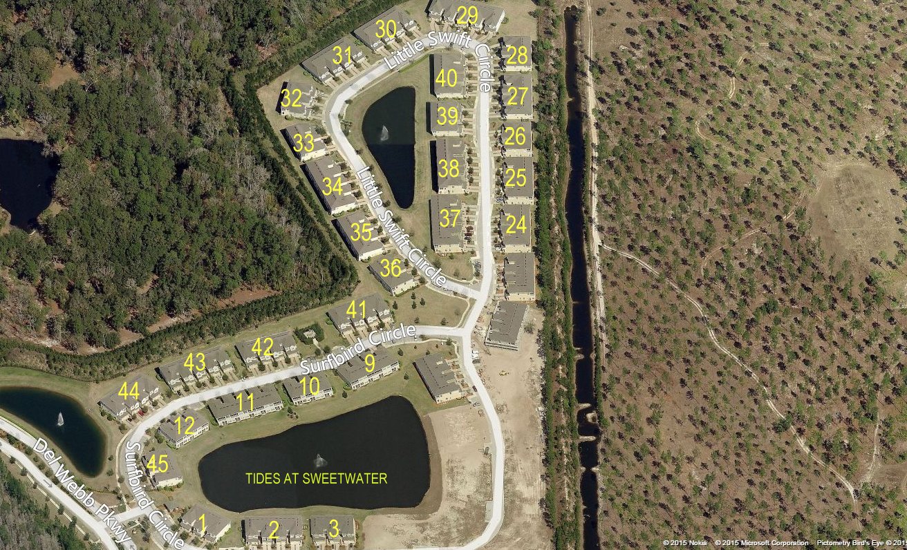 Aerial photo of Tides at Sweewater