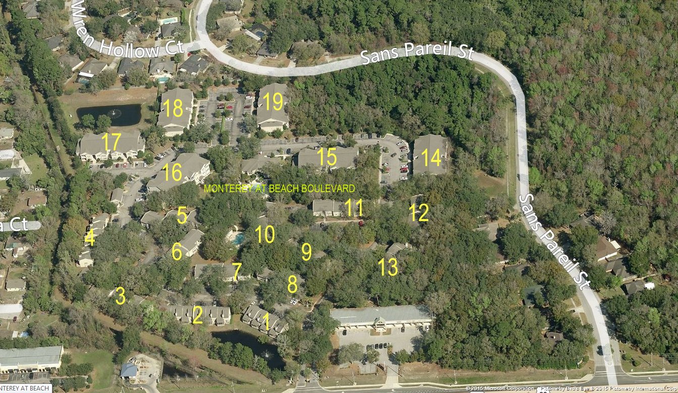 Aerial photo of Monterey at Beach Boulevard