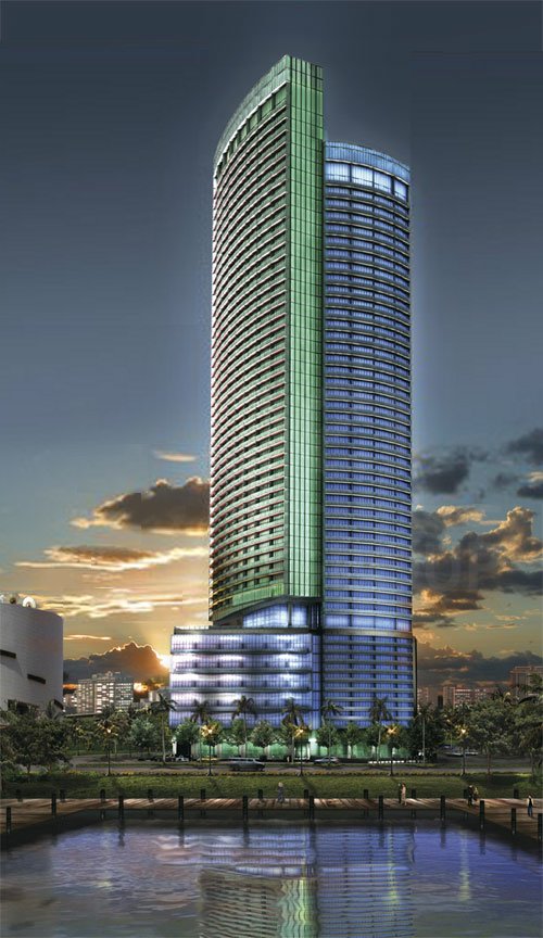 Aerial photo of Marina Blue