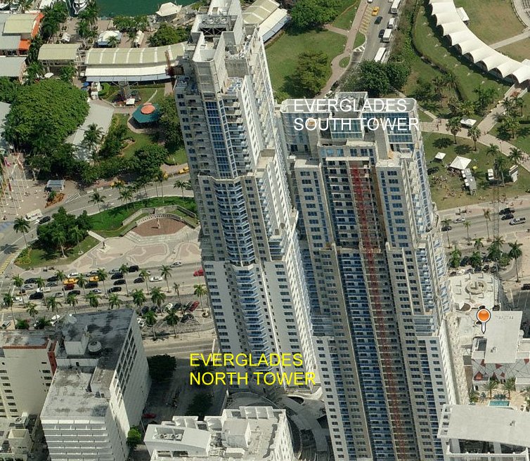 Aerial photo of Everglades (North Tower)