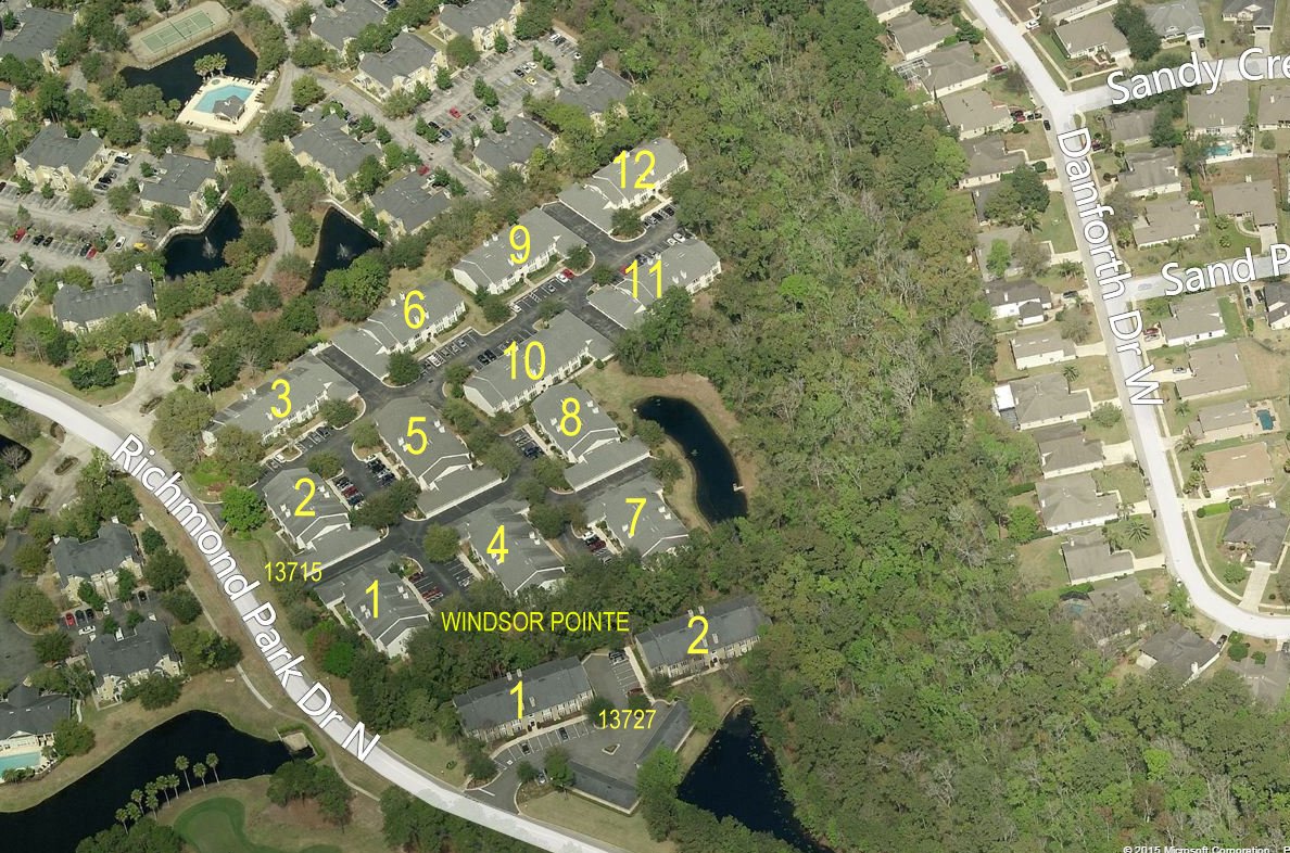 Aerial photo of Windsor Pointe