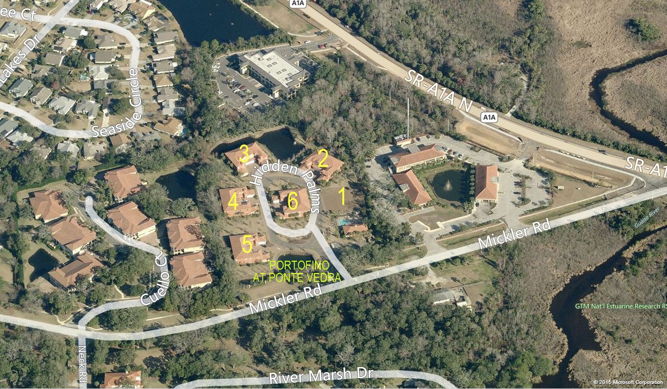 Aerial photo of Portofino at Ponte Vedra