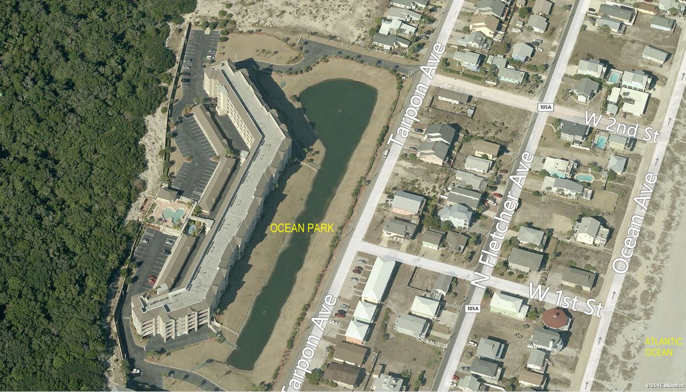 Aerial photo of Ocean Park