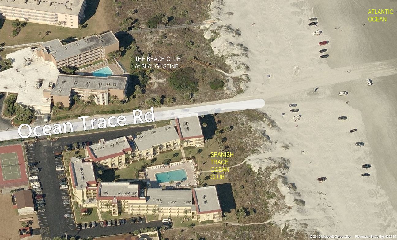 Aerial photo of Spanish Trace Ocean Club