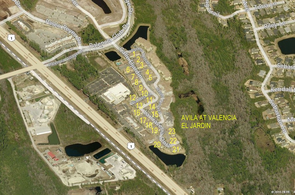 Aerial photo of Avila at Palencia - El Jardin