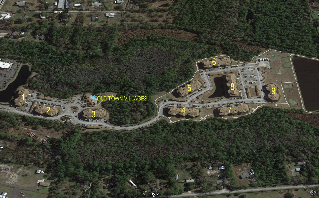 Aerial photo of Old Town Villages