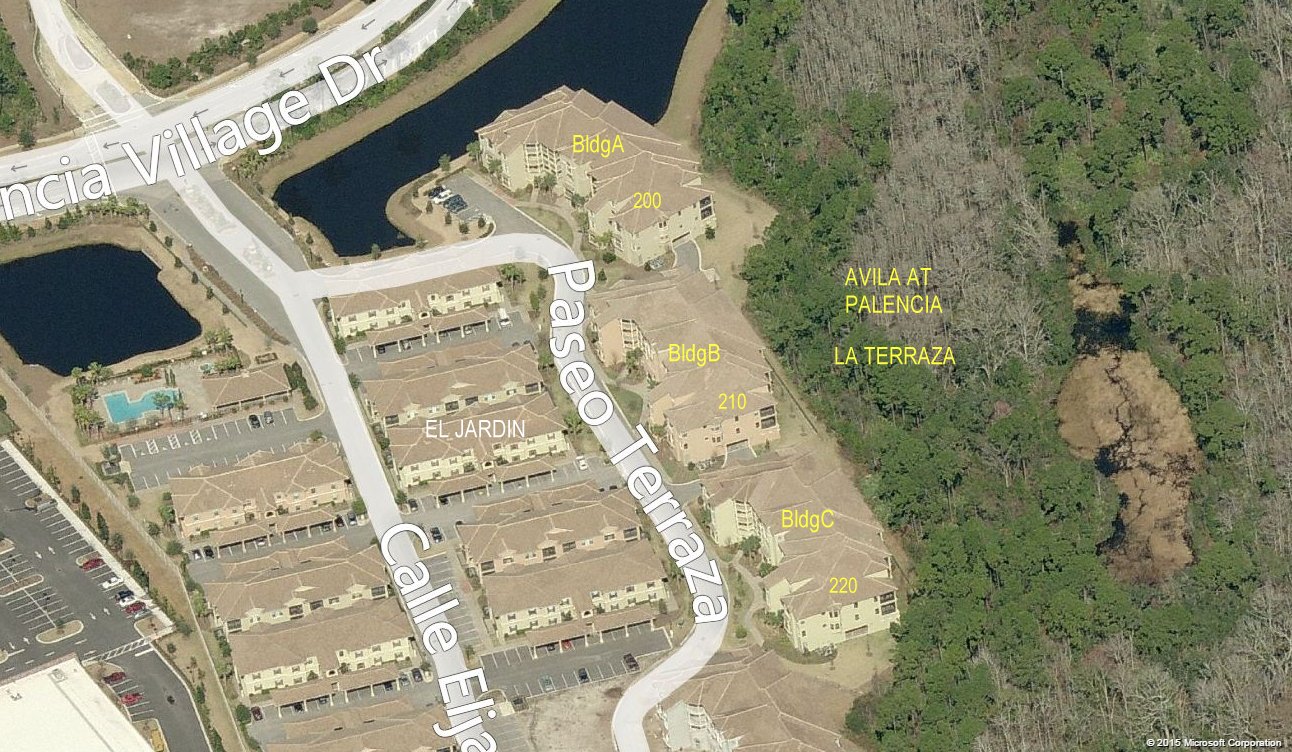 Aerial photo of Avila at Palencia - La Terraza I