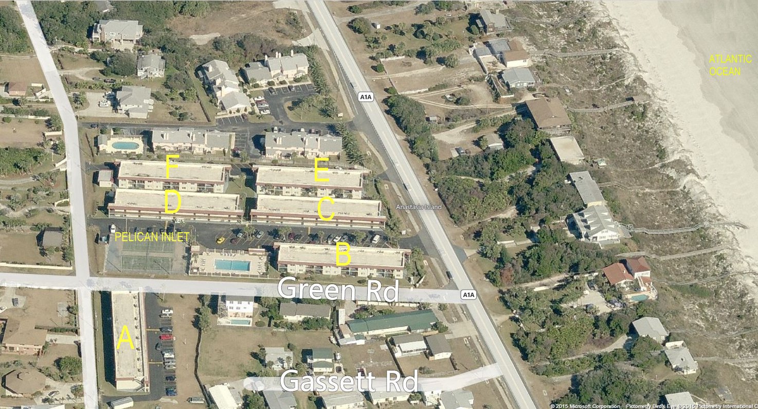 Aerial photo of Pelican Inlet