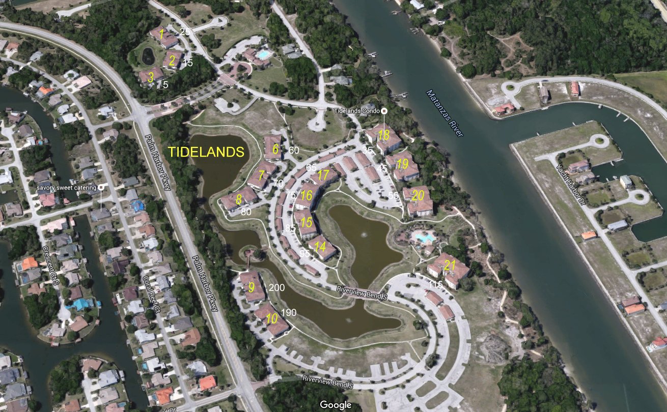 Aerial photo of Tidelands