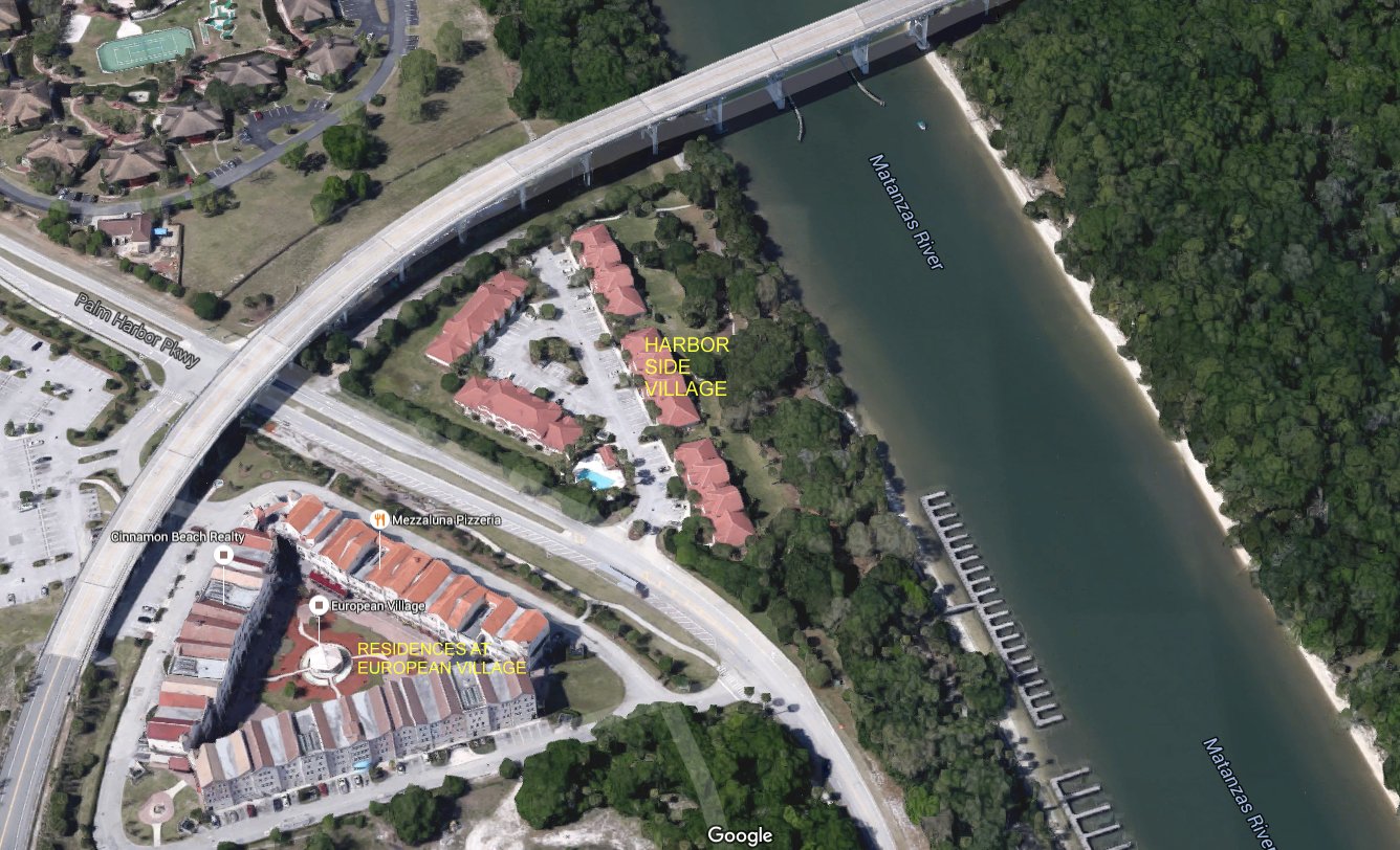 Aerial photo of Harbor Side Village