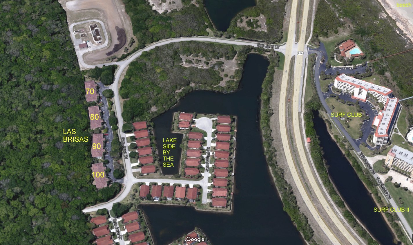 Aerial photo of Las Brisas