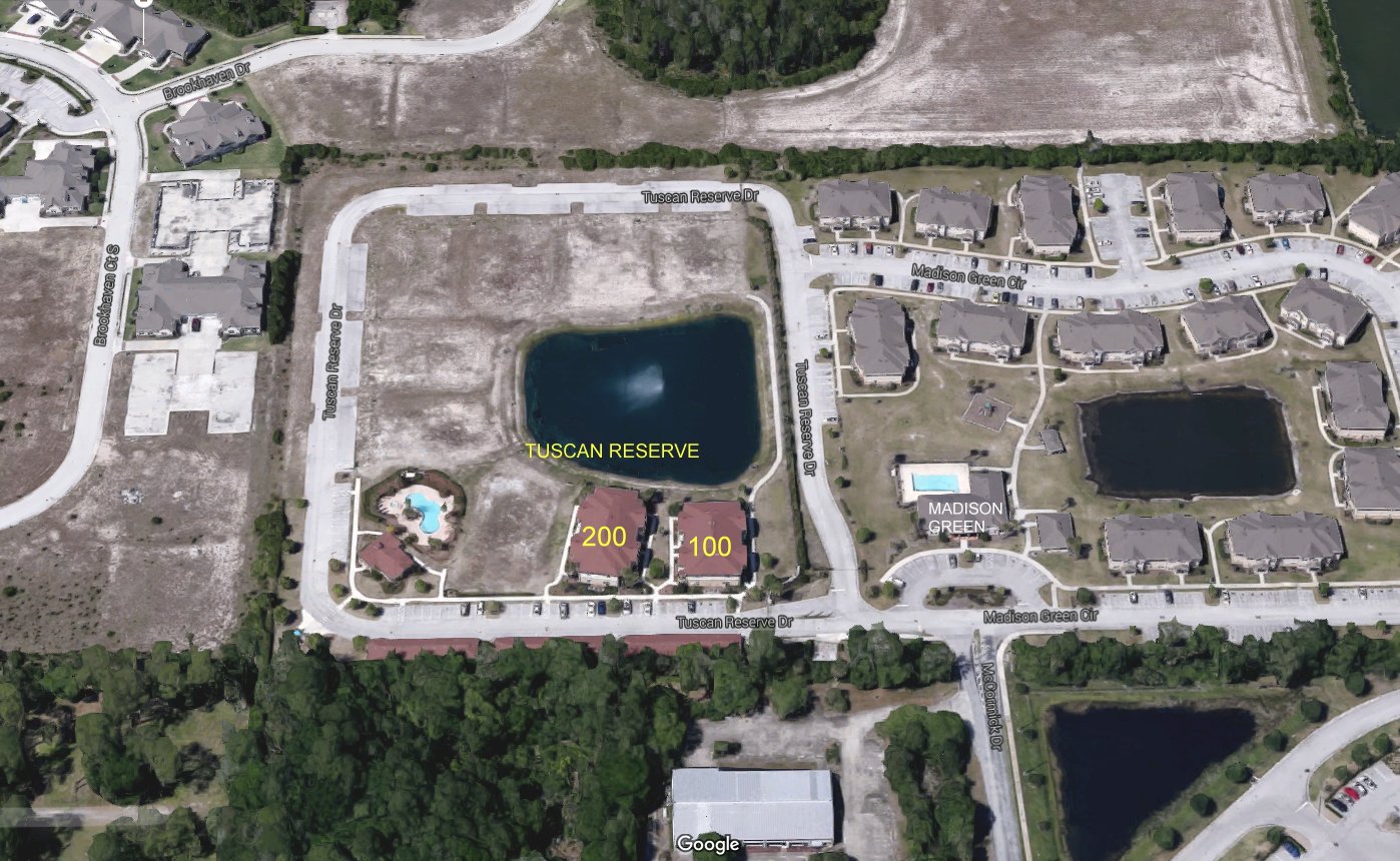 Aerial photo of Tuscan Reserve