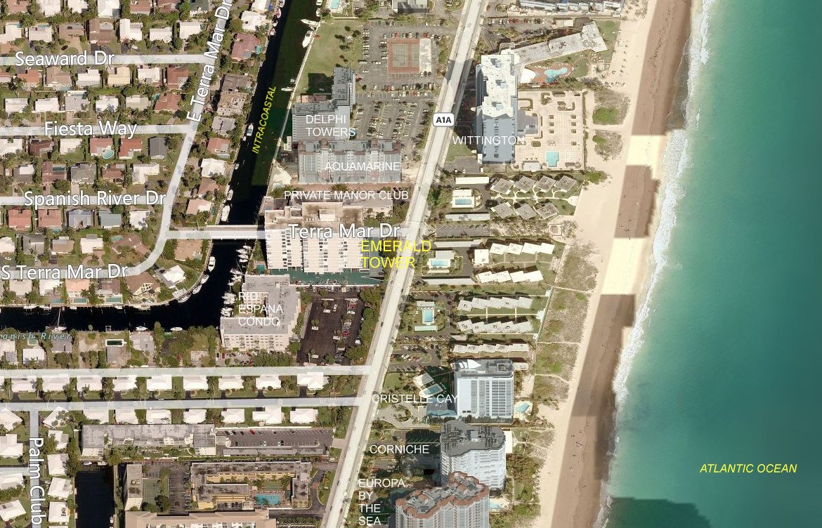 Aerial photo of Emerald Tower