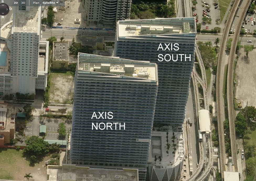 Aerial photo of Axis North Tower