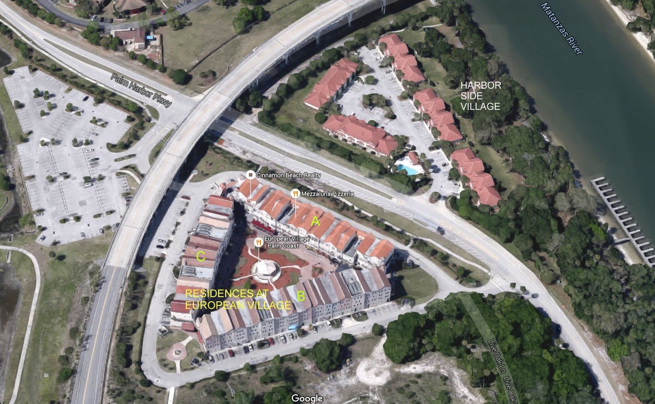 Aerial photo of European Village