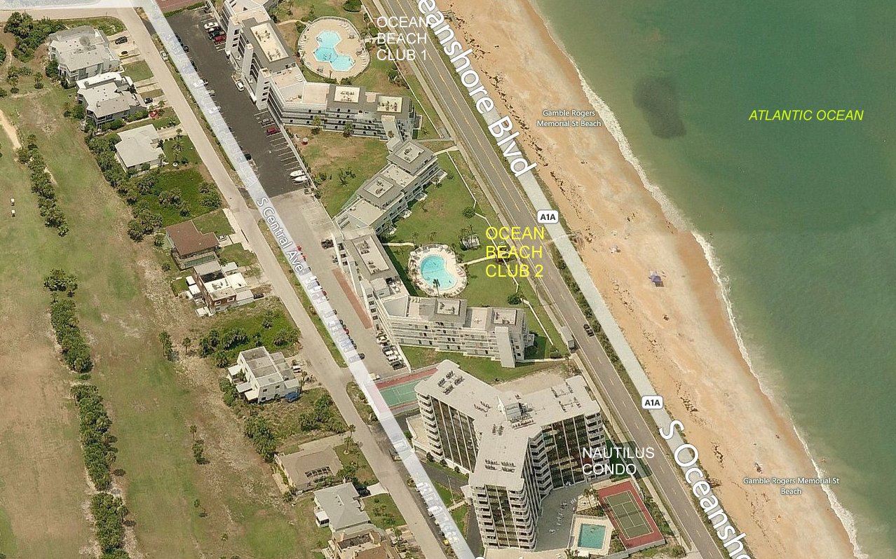 Aerial photo of Ocean Beach Club 2