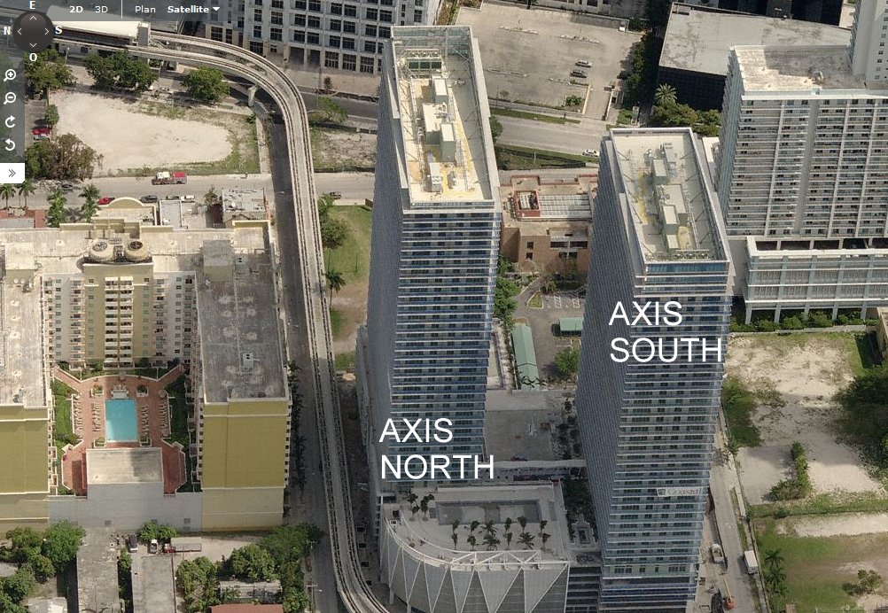 Aerial photo of Axis South Tower