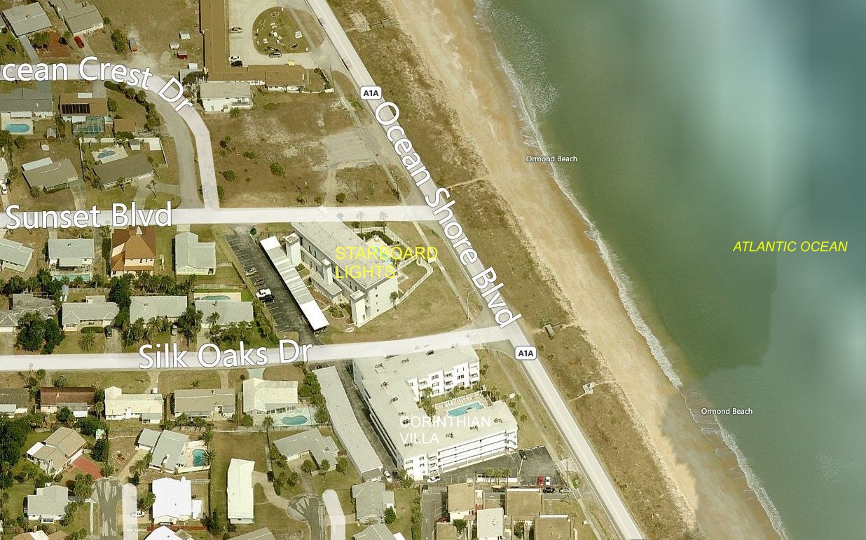 Aerial photo of Starboard Light