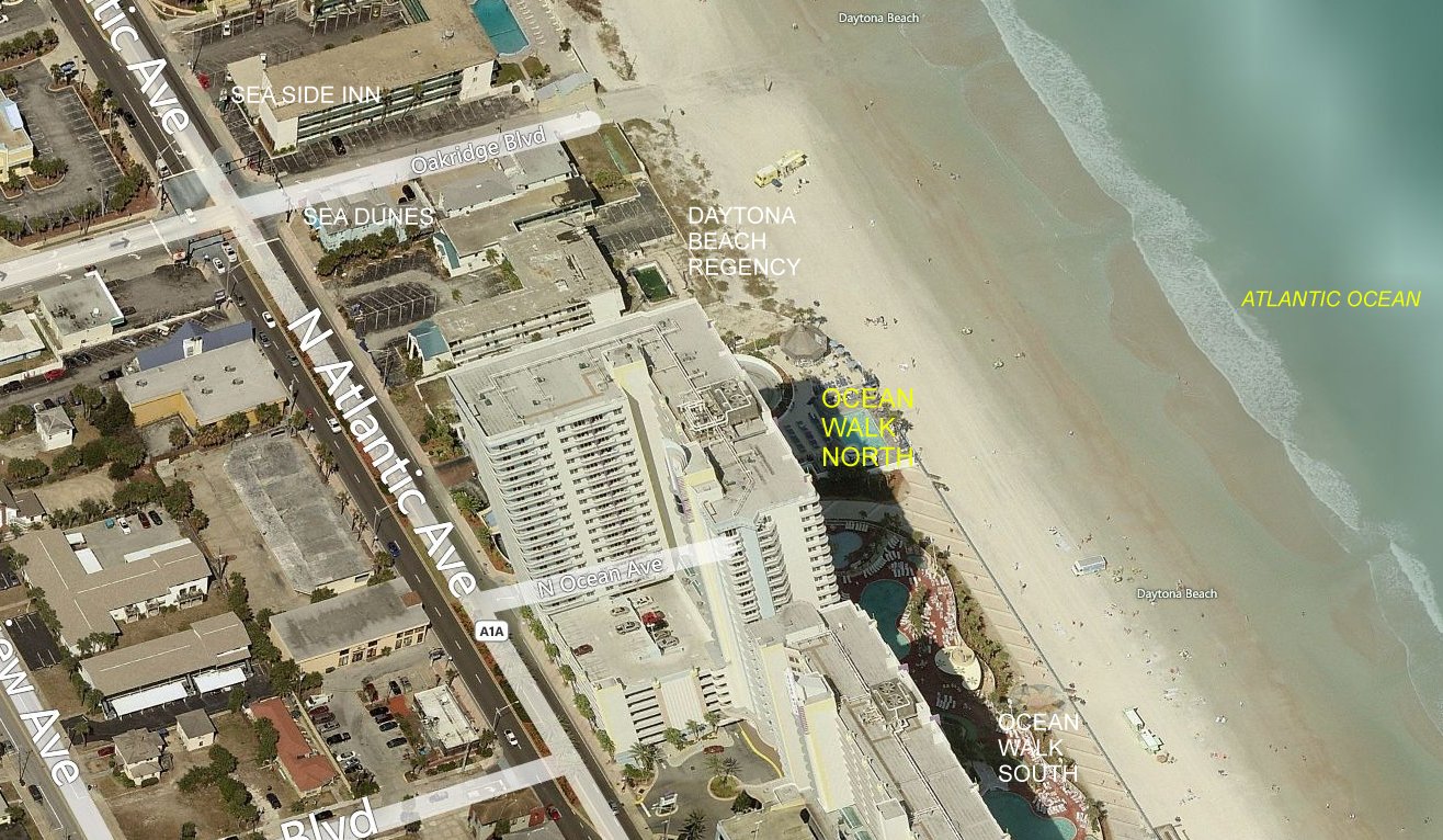Aerial photo of Ocean Walk North