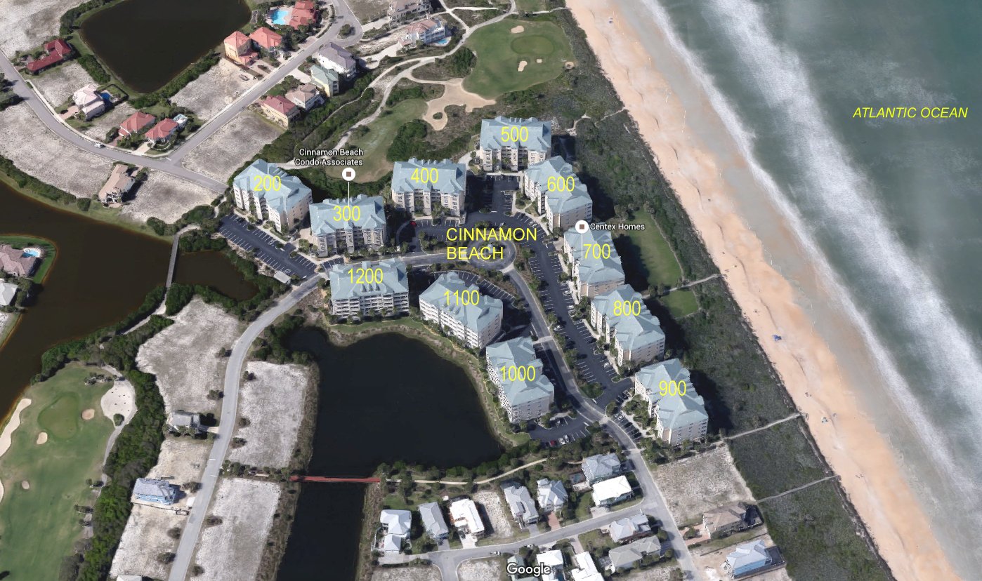 Aerial photo of Cinnamon Beach