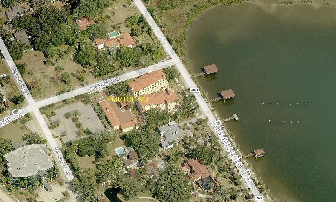 Aerial photo of Portofino