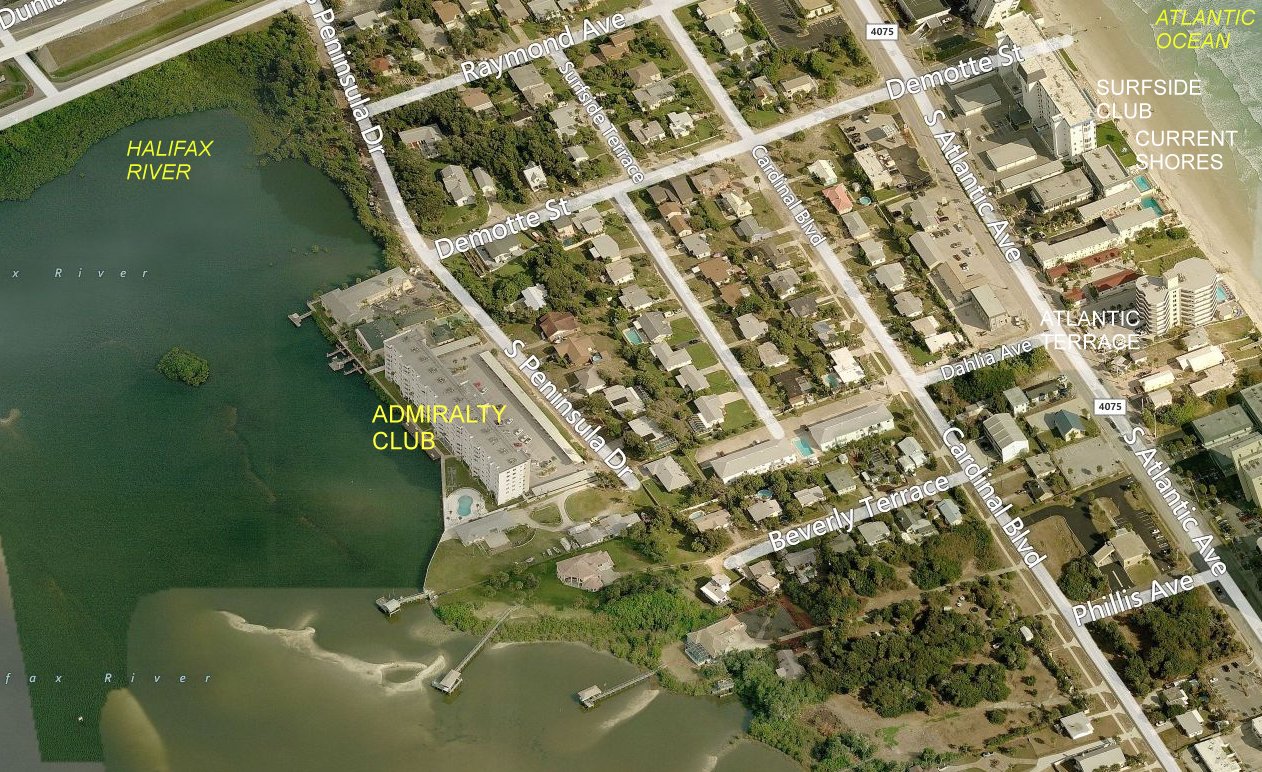 Aerial photo of Admiralty Club