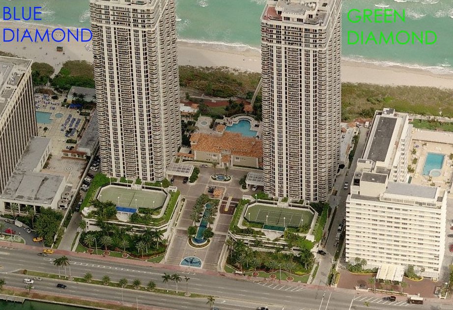 Aerial photo of Blue Diamond