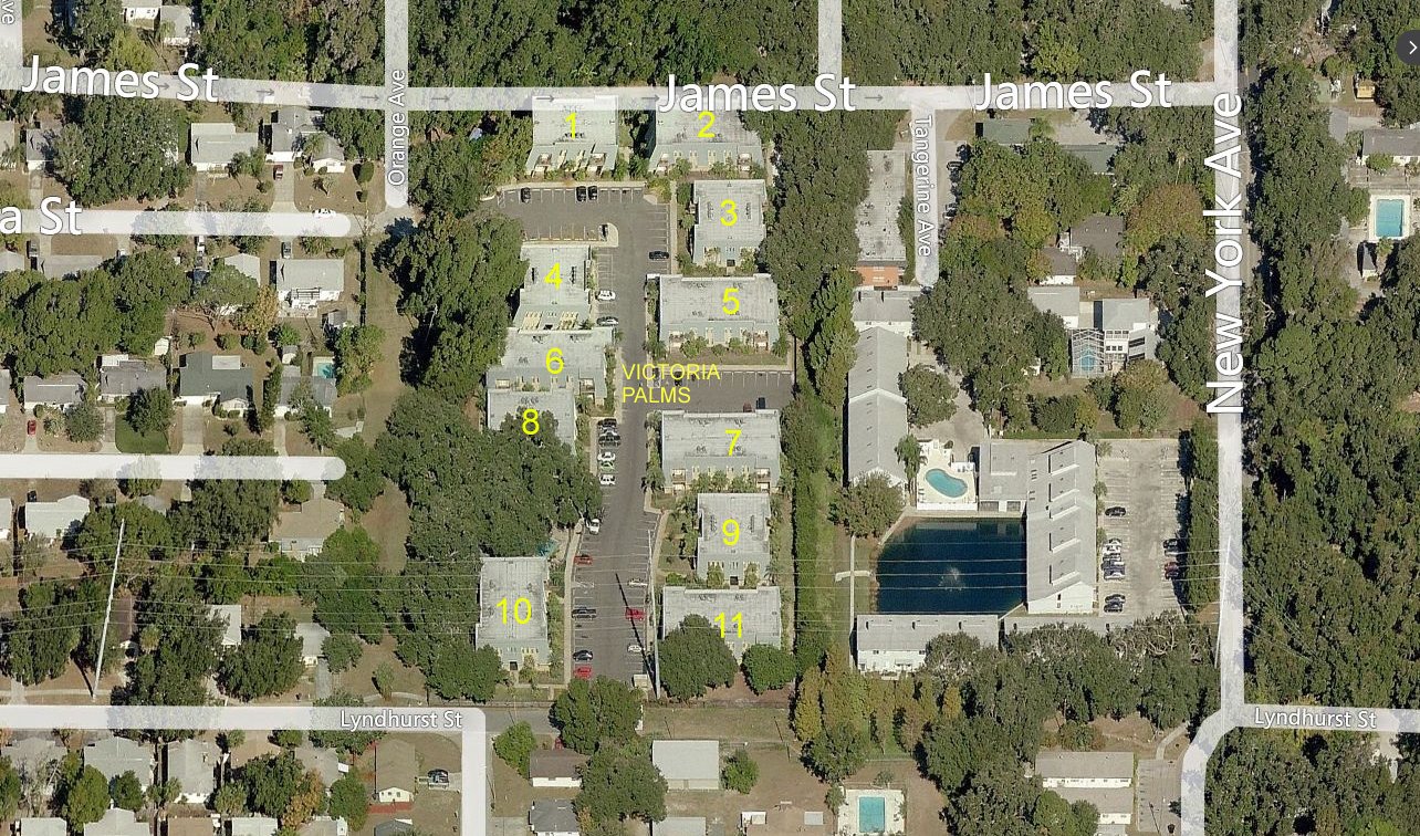 Aerial photo of Victoria Palms