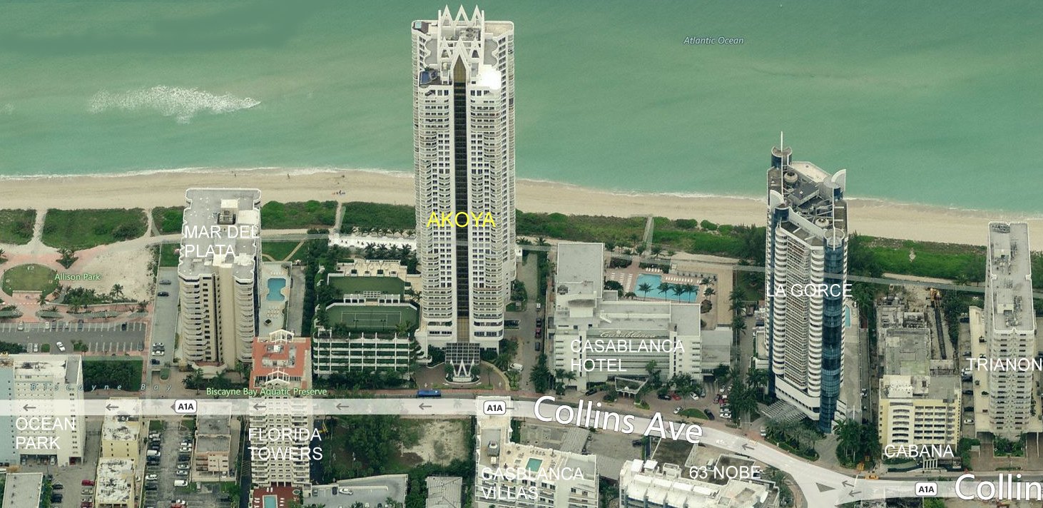 Aerial photo of Akoya