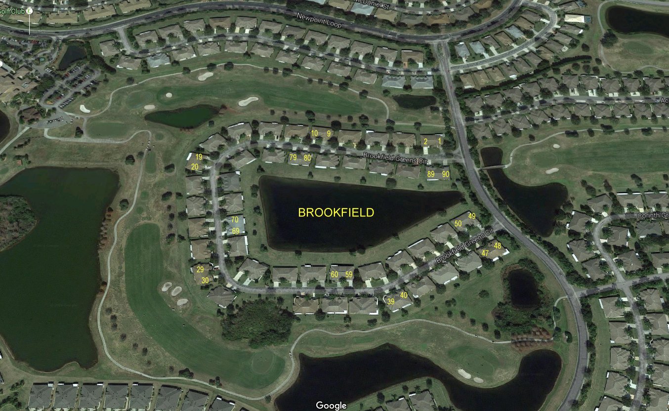 Aerial photo of Brookfield