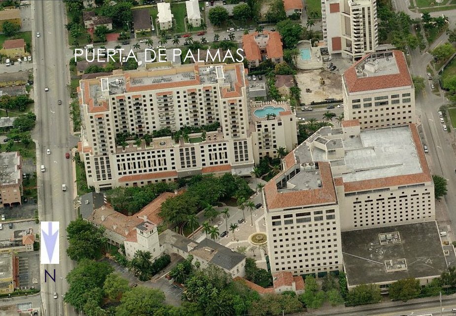 Aerial photo of Puerta de Palmas