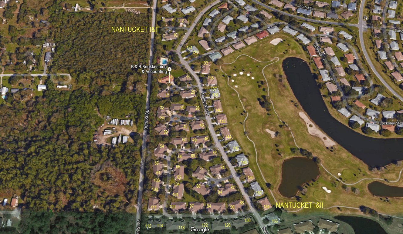 Aerial photo of Nantucket I&II