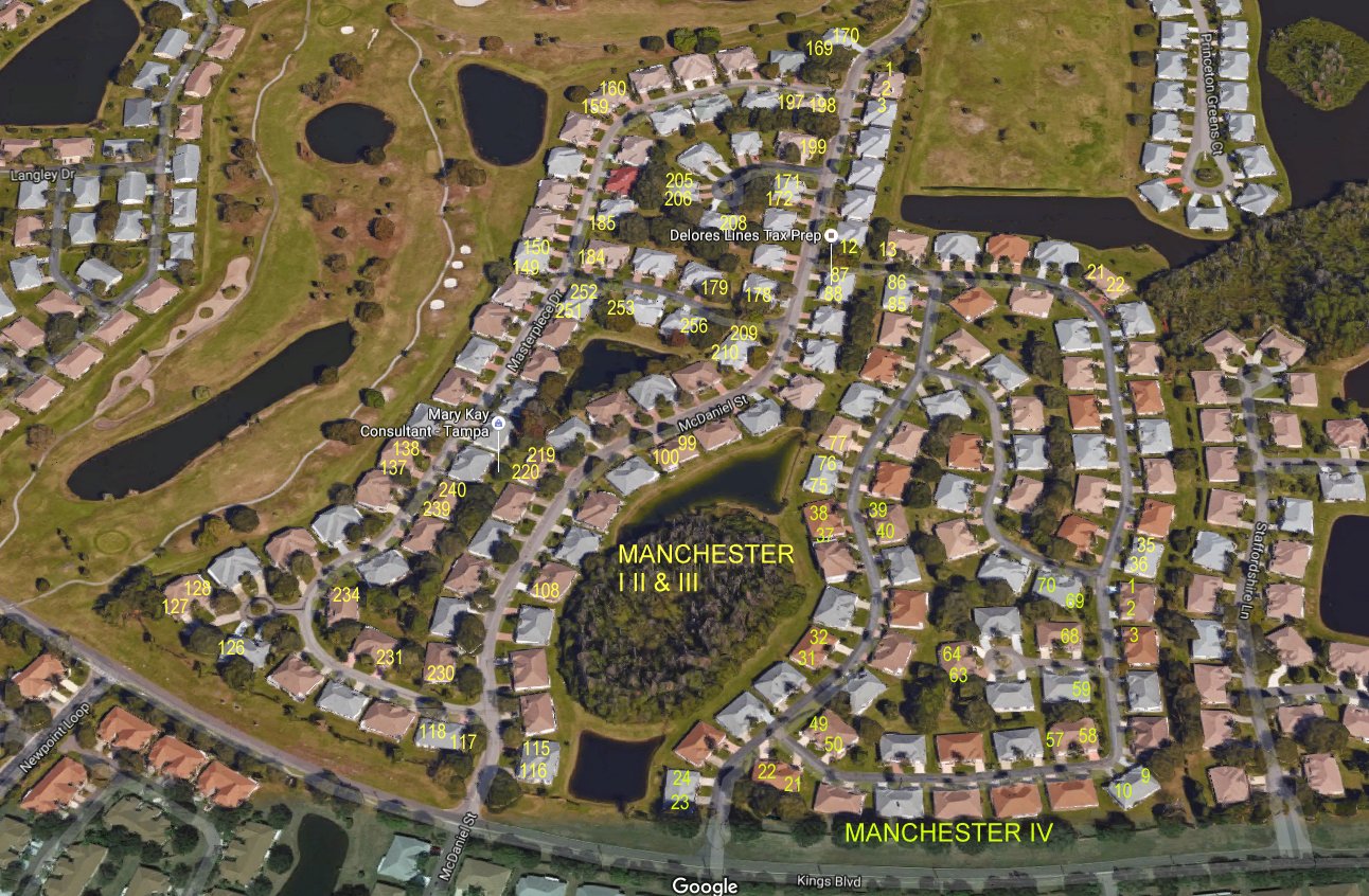 Aerial photo of Manchester IV