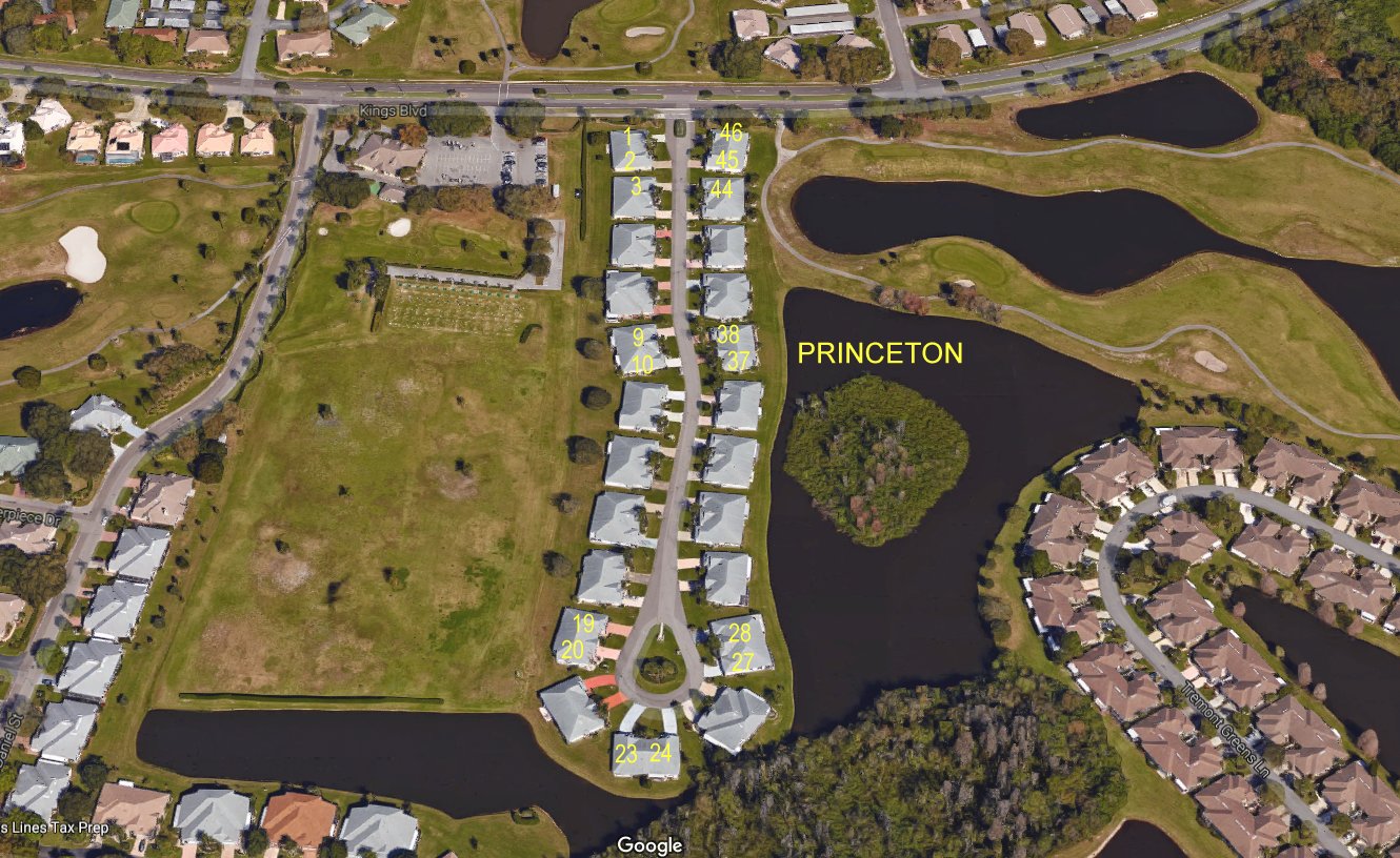 Aerial photo of Princeton