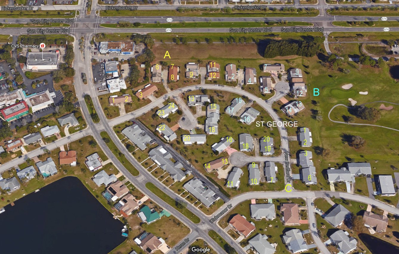 Aerial photo of St George A-B&C