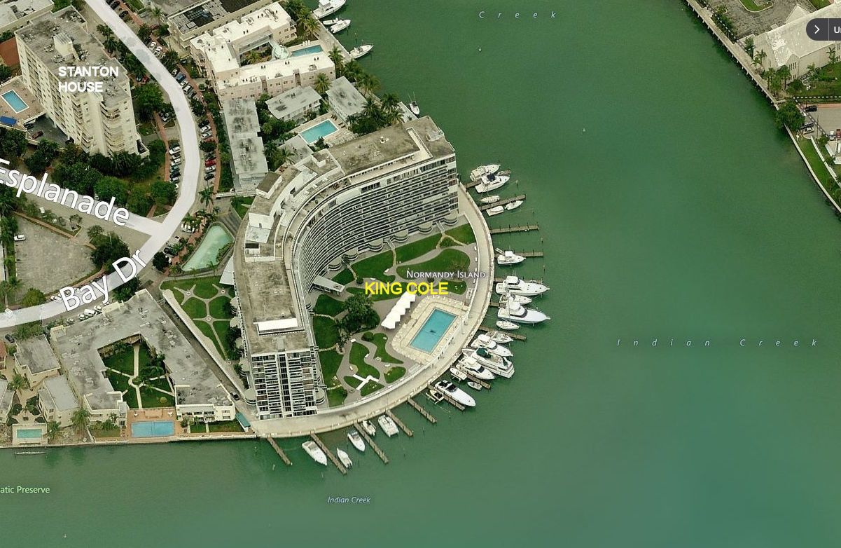 Aerial photo of King Cole